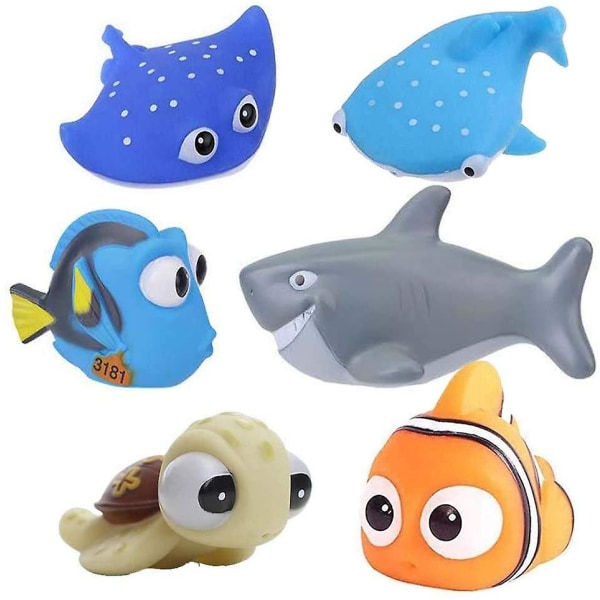 Hitta Dory Nemo Bath Squirters Badleksaker för Baby & Toddler Toy