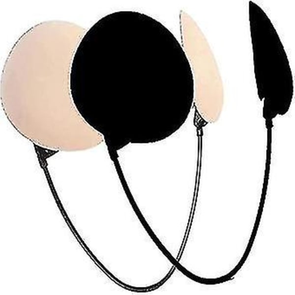 Rintaliivisetti Push Up Frontless Liukumaton Rintaliivit Syvä Silikoni Näkymätön Rintatarra 2kpl D