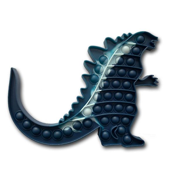 Dinosaurieformad Fidget Leksak För Barn, Pojkar Och Flickor Dark Blue