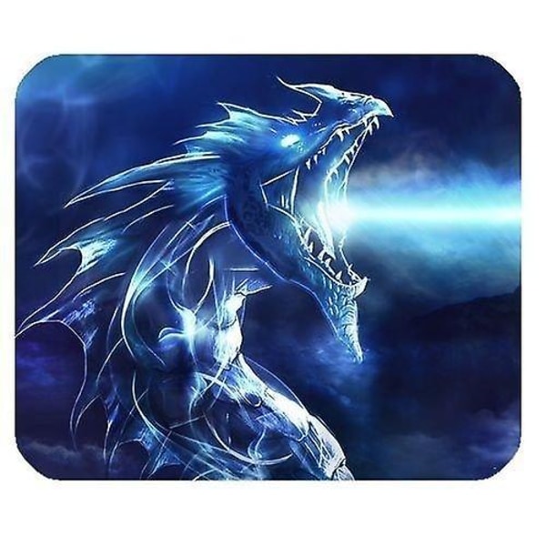 (260X210X3) Yanteng musmatta, ny vacker blå drake Anti-halk mössmatta musmatta