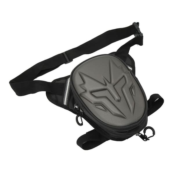[LCS] Utomhus motorcykel benficka PVC matt droppbenväska