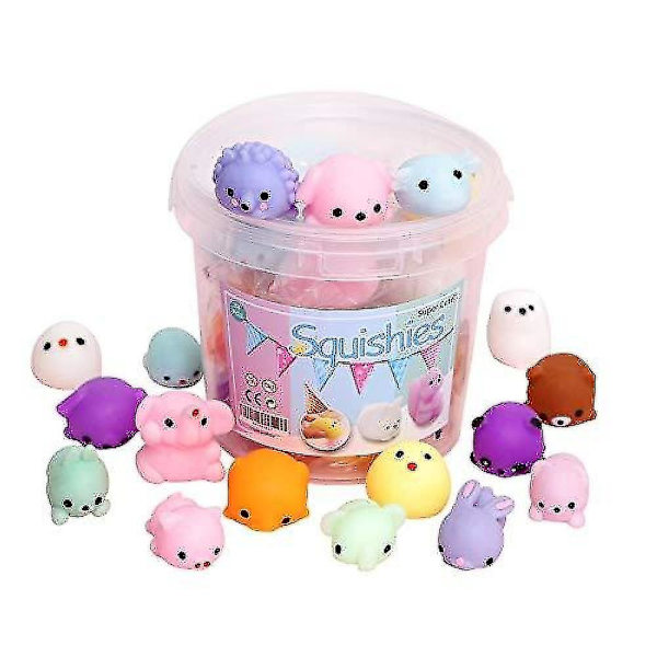 36 st Squishies Squishy leksak 24 st festfavörer för barn mochi sq