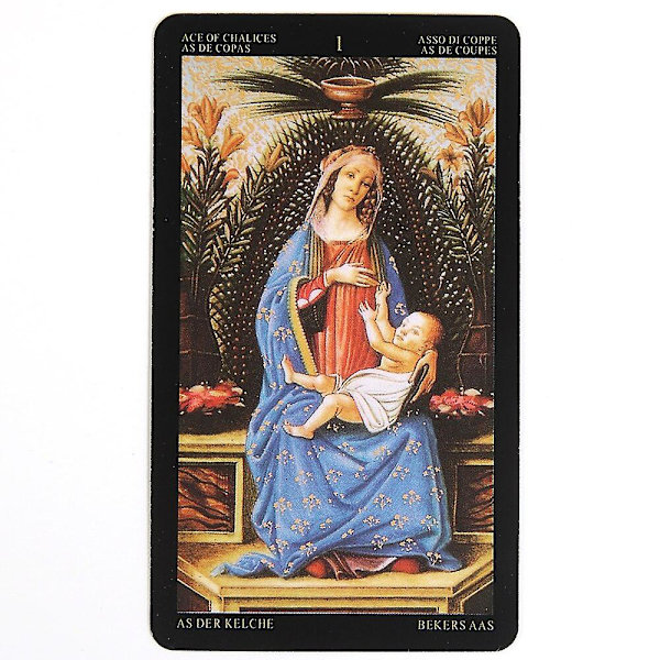Golden Botticelli Tarot Lo Scarabeo Et af Aeclectic Tarots Top Ti Kortspil for 2007 78 Kort