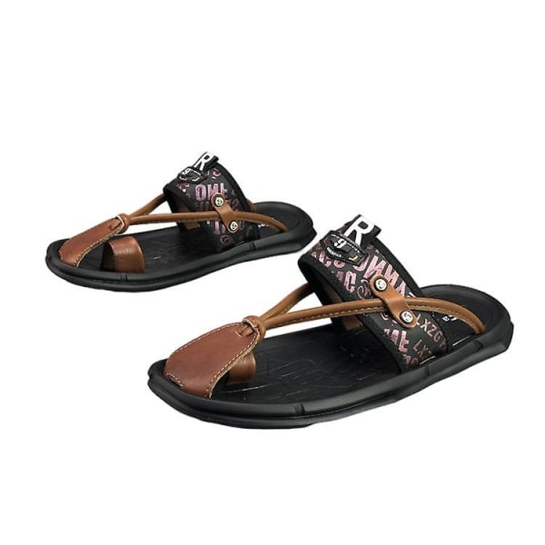 Casual flip flops för män Halkfria Andas matchande sandaler 41