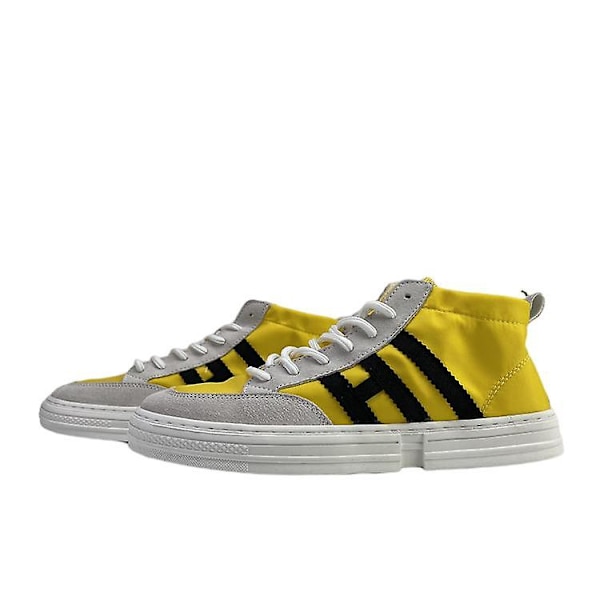 Åndbare Ice Silk Stofsko Herre Mid-cut Canvas Sko 41