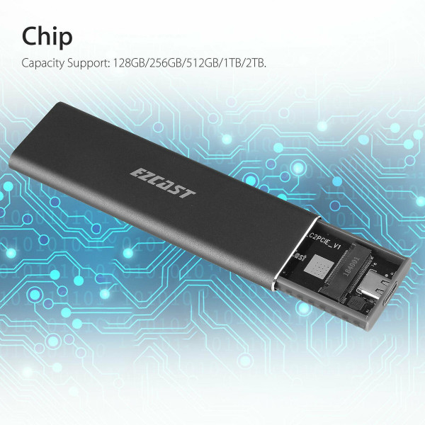 M2 Ssd Hard Case Nvme Pcie Kabinet M.2 Til Usb Type C 3.1 Gen2 M Key Adapter