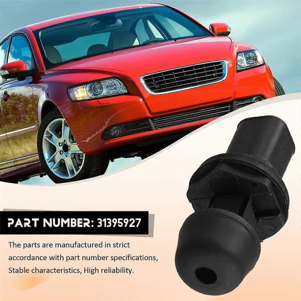 Til Volvo C30 V40 V60 XC60 bagklap justerbar stopbuffer Black