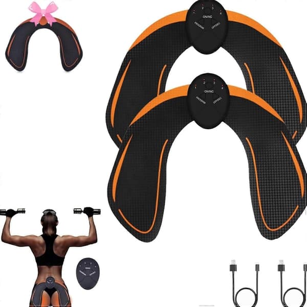 Zorvera Booty Trainer til kvinder, Smart Bærbart Baldeapparat med 6 Justerbare Tilstande til Hjemmetræning 2set*Charging model size