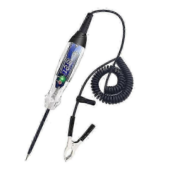 Biltestlys 4-60V DC Digital LED Kredsløbstester, Lampe Tester med Voltmeter, Automatisk Spændingstester JP