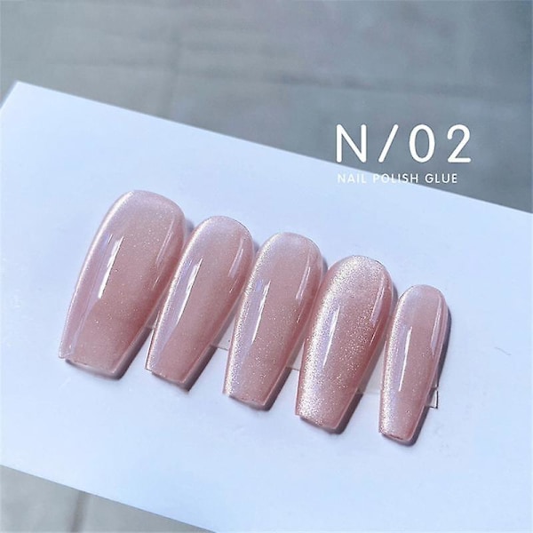 15ml Magnetisk Krystall Katteøye Gel Neglelakk Glitter Spar Is Transparent Soak Off a02
