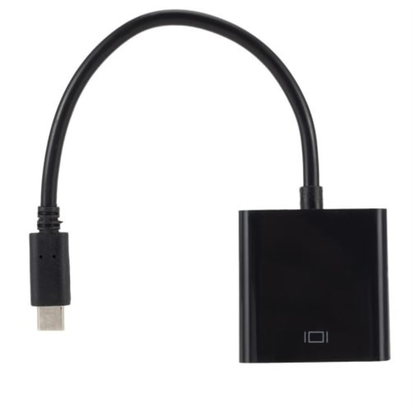 USB3.1 Typ C VGA-kabeladapter USB-C hane till VGA hona video