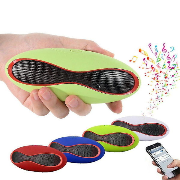 Kannettava langaton Bluetooth-kaiutin 3D-äänijärjestelmä Stereo-musiikkikaiutin Mini TF Super Bass -pylväs Akustinen tilaääni Red