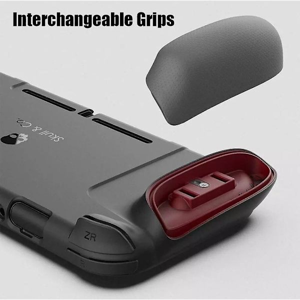 Kompatibel med Nintendo Switch-fodral, speltillbehör, skyddsskal, skyddshölje, Joycon Joy Con-skal, greppkit, Nindendo NS-konsol Pink green