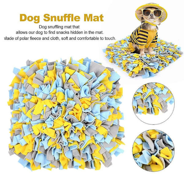 Foderletarfilt Mjuk Husdjursleksak Nosarbete Modern Vävd Hund Snuffelmatta Kennlar & Hagar