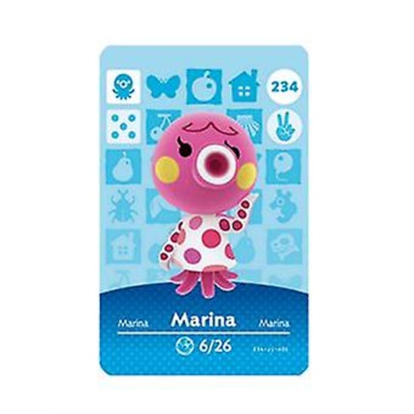 Nfc-spelkort för djurpassning, kompatibel Wii U - 234 Marina