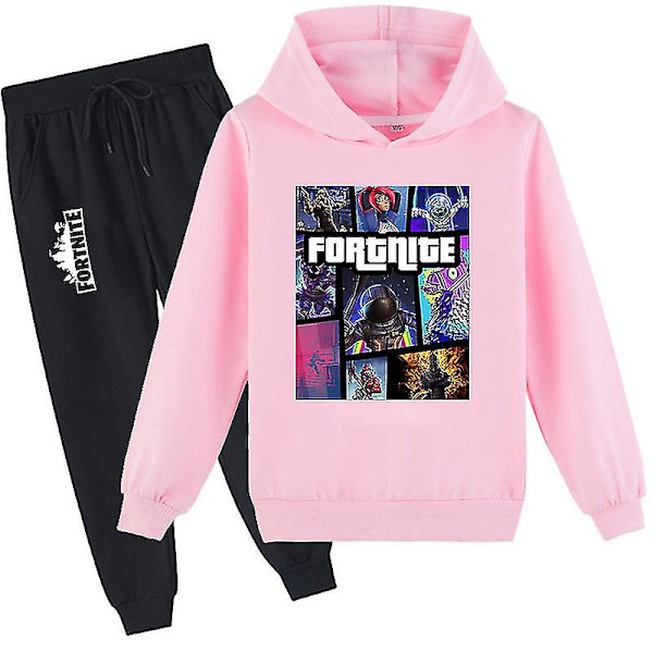 Hoodie + Byxor Och Byxset Runt Fortet Julklapp