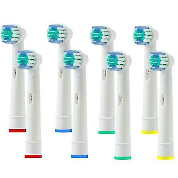 4x Udskiftningshoveder til elektrisk tandbørste, kompatible med Braun Oral B Floss Action