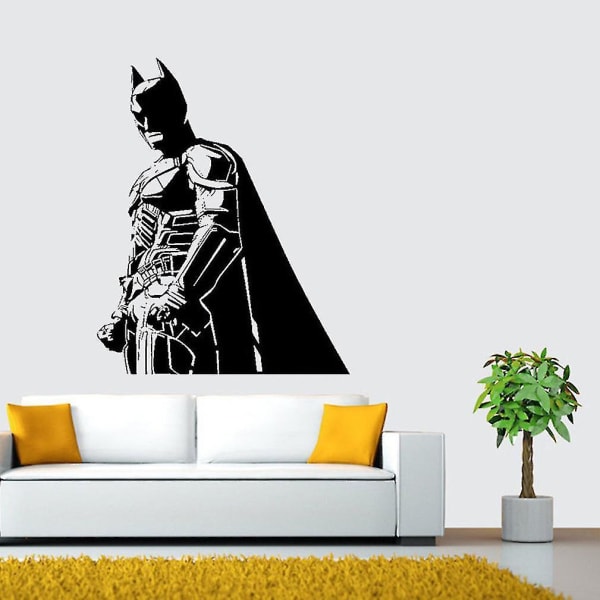 Batman Dark Knight Väggdekor Dekoration Väggmålningar Avtagbar 78x