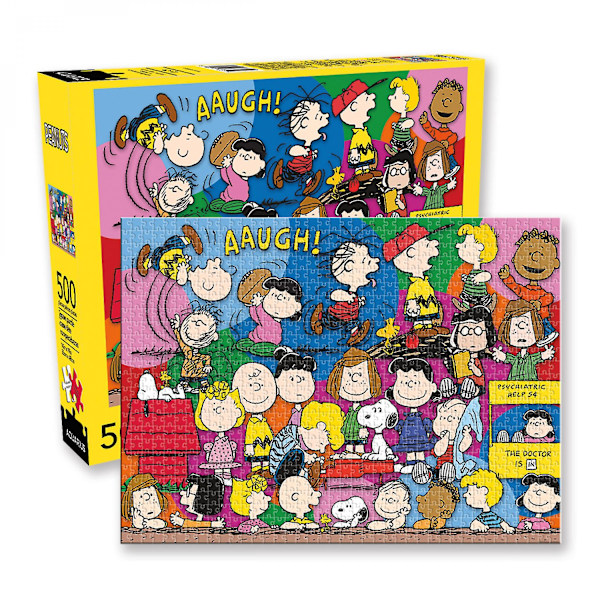 Peanuts-hahmot 500 palan palapeli