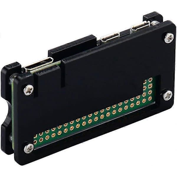 [LCS] Raspberry Pi Zero 2 W/Zero W Etui, 7-i-1 Startsæt med Akryletui, GPIO-Header, OTG-Kabel, HDMI-Adapter