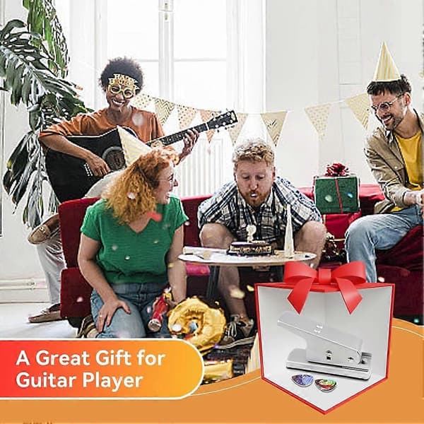 Gitarrplektrumtillverkare, DIY Gitarrplektrumstans, Kraftig DIY-tillverkare Hålslag DIY Gitarrplektrumstans