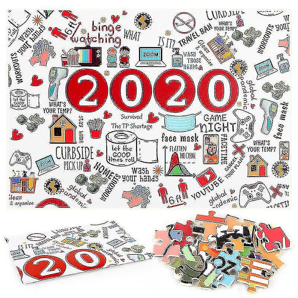 1000 brikker af 2020 Populært Mindetema Puslespil Dekompressionslegetøj