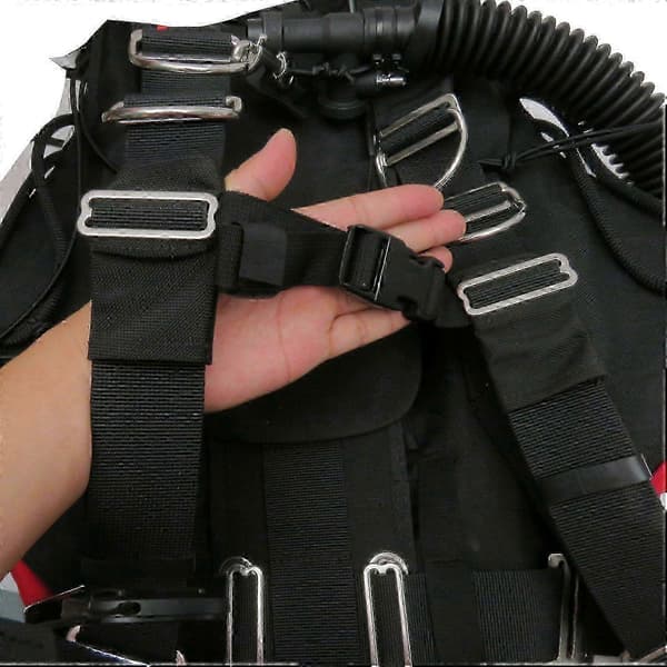 Dykking Backmount Sidemount BCD Hurtigutløser Bryststropp Dykketilbehør