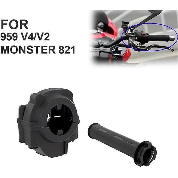Passer til Ducati 797/1199/950/821/1200 / V2/959 Elektronisk Gaspedal Samling Skal Drejegas Accelerator Greb Rør Black