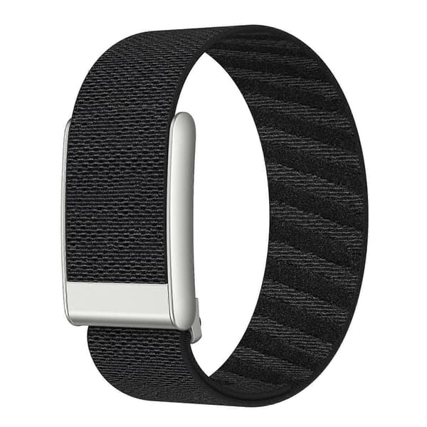 För WHOOP 5.0 Elastiskt Dekorativt Design Nylon Klockarmband Black For WHOOP 5.0 Regular
