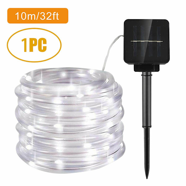 [LCS] Jul Julelys Solcelle Fairy Lights White - 1PCS