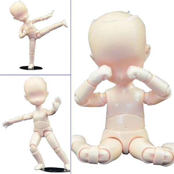 Body Kun Docka Pvc Body-chan Dx Set Barn Action Figur Barnmodell För Shf