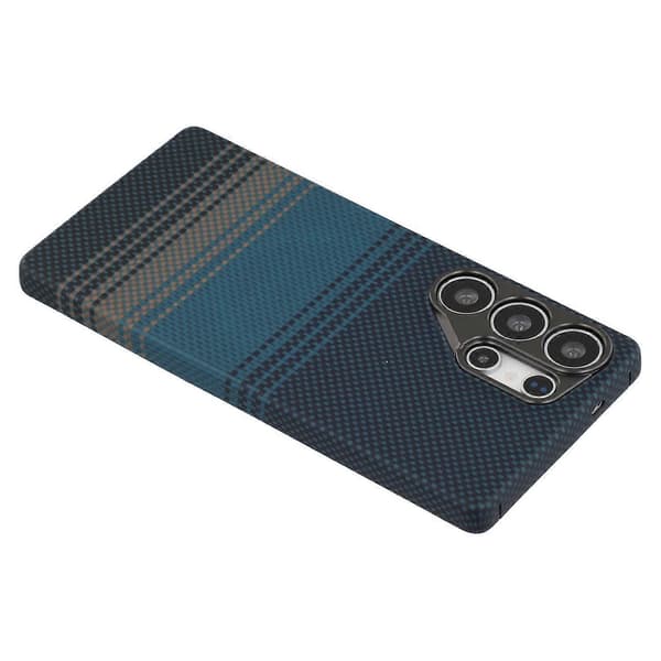 [LCS]Kompatibel med Galaxy S25 Ultra Telefoncover Multicolor Blue Floating Weave