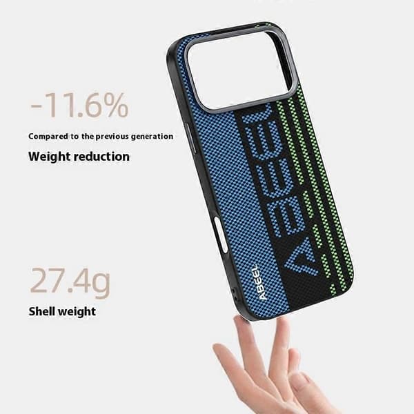[LCS]ABEEL Til iPhone 17 Pro Max Cover Kompatibel med MagSafe Trykt PC TPU Aluminiumlegering Lædertelefon Outstanding No. 2