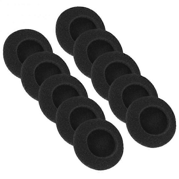 35mm 40mm 45mm 50mm 55mm 60mm 65mm Erstatningsskumpute til hodetelefoner Ørepute Svamp Øreplugger Headset Cap Nye hodetelefontilbehør 50mm