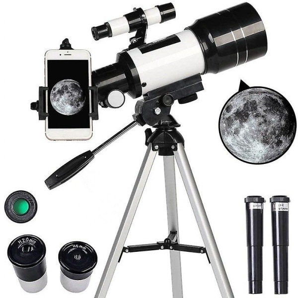 Meco Astronomy 15x-150x Teleskop för nybörjare refraktion och reflektion