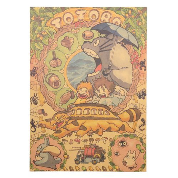 Hayao Miyazaki Anime Totoro Poster - 50,5 x 36 cm (Stil 05)