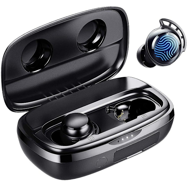 Tribit Flybuds 3 Bluetooth In-Ear Hodetelefoner, Hurtiglading, Blå Black