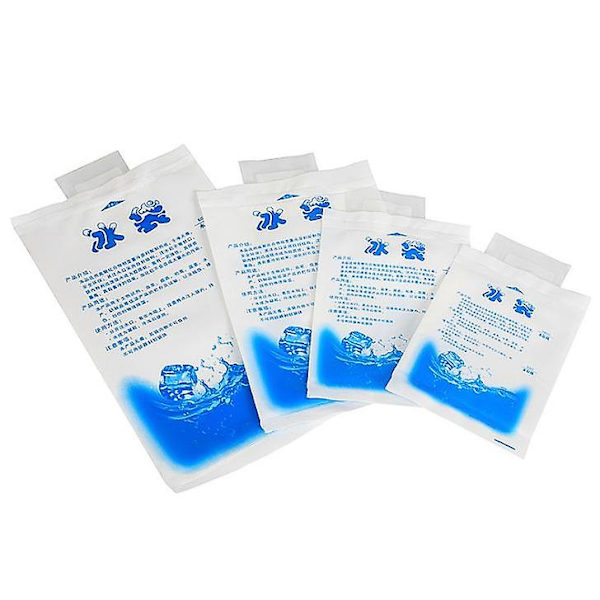 Isolerad Torr Kall Återanvändbar Gel Ispåse, 5 st 400ml