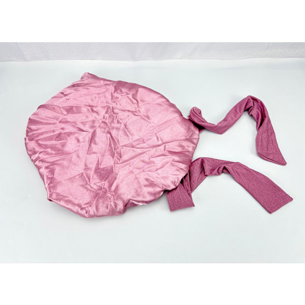 [LCS]Satin Bonnet Sleep Cap - Komfortabel hårindpakning til søvn 69