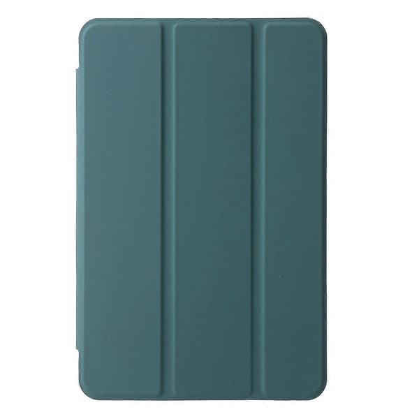 [LCS]3-Fold Klart Akryl Læder Tablet Etui Deep Green For Samsung Galaxy Tab A9+