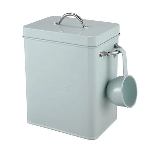 [LCS]5L Beautiful Powder Detergent Storage Box with Scoop Green