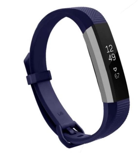 [LCS]fitbit alta / alta HR 140/170mm silikoniranneke sininen