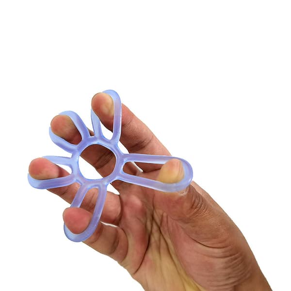 [LCS] Femfingertræning Silikone Elastisk Strækring blue