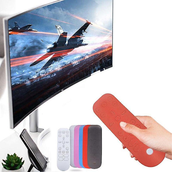 Silikonskal för PS5-spelkonsol fjärrkontroll, skyddande stötsäkert skal, fullständigt skydd för Playstation 5-tillbehör Red