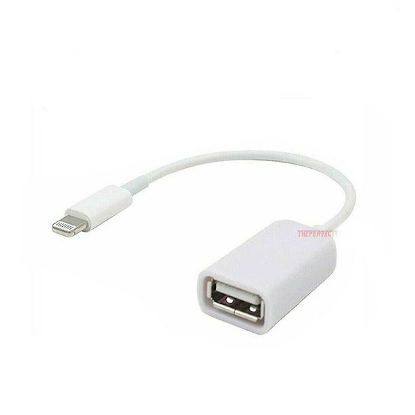 För Iphone 5 5s 6 6s Plus 7/xs/xr/x 8 Pin Hane Till Usb Hona Otg Adapter Kabel