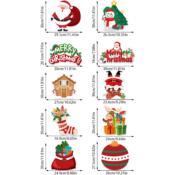 Hyvää Joulua Ovenripustusbanneri Joulupukki Lumiukko Pari Joulukoristeet Kotiin Joululahjat Navidad Uusi Vuosi Noel door banner
