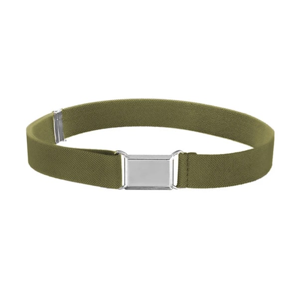 Säädettävät joustavat kangasvyöt pojille ja tytöille, yksivärinen joustava länsimainen vyö lapsille, vyötärönauha, cummerband, tyyppi 8 Length 35-75cm Type 8