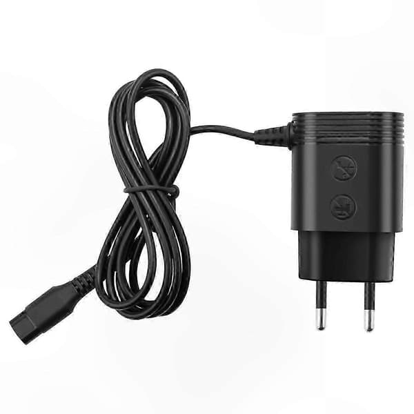 Laderadapter for elektrisk barbermaskin med EU-plugg for erstatningsbruk