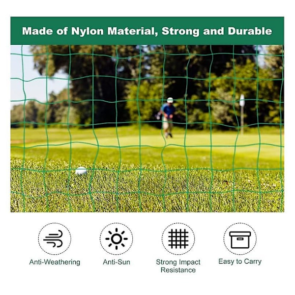 Havedamsnet Golf Træningsbarriere Net 2cm 4cm Maske green 4cm mesh