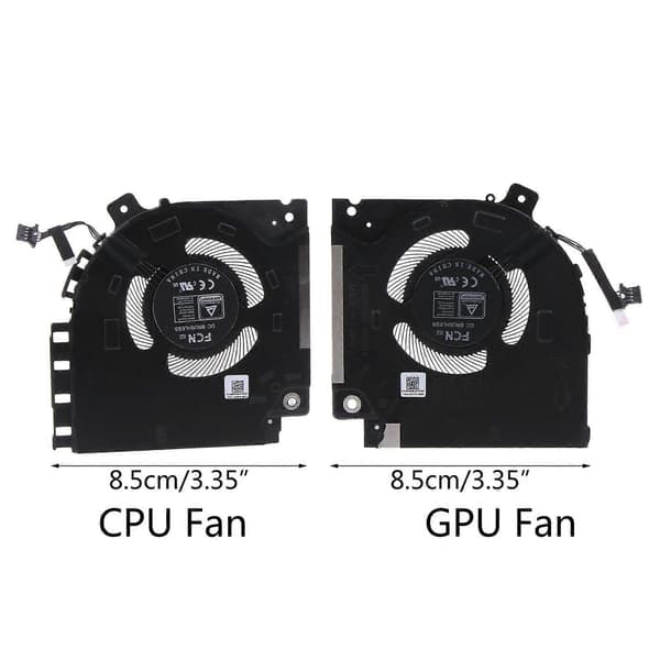 [LCS]Ny bærbar køleventilator til Dell Alienware X15 R1 Notebook Radiator DC5V 0.5A 4-benet 4-leder køler ND85C37 ND85C38 GPU